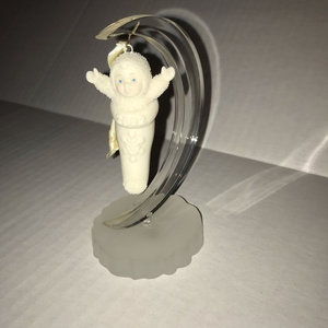 Dept 56 2002 Snowbaby Ornament‎ with Moon Stand
